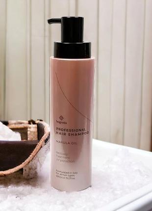 Професійний зволожувальний шампунь з олією марули Bogenia Marula Oil, 400 мл